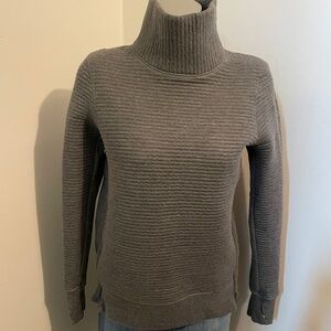 All In Motion sweatshirt funnel neck long sleeve thumb holes gray extra small